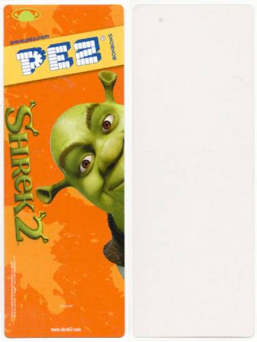 PEZ - Card MOC -Dreamworks Movies - Shrek - Puss-in-Boots