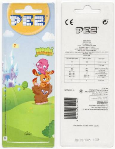 PEZ - Card MOC -Animated Movies and Series - Moshi Monsters - Furi