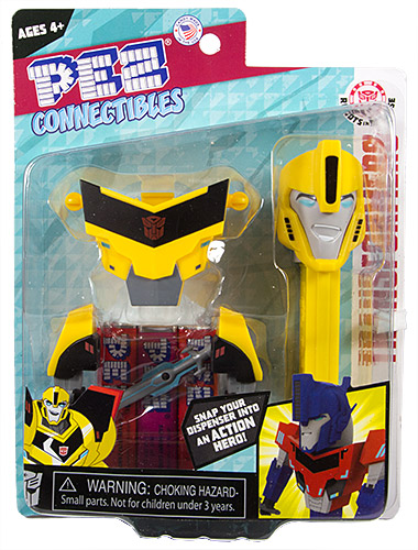 PEZ - Card MOC -Transformers - Connectibles - Bumblebee - B
