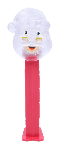 PEZ - Crystal Collection - Santa Claus - Clear Crystal Head, Clear Crystal Hat - E