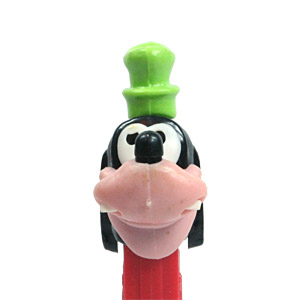 PEZ - Disney Classic - Goofy - Pink Face, Green Hat - D