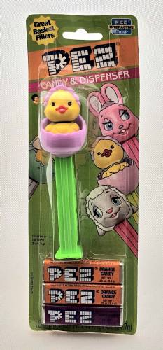 PEZ - Easter - Chick in Egg - Yellow Chick - B