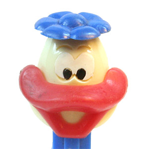 PEZ - Easter - Duck with Flower - Off-White/Blue/Red