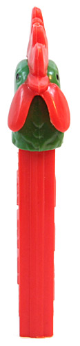 PEZ - Easter - Rooster - Green Head, Orange Comb