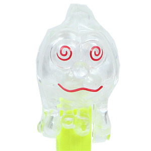 PEZ - Crystal Collection - Slimy Sid - Clear Crystal Head
