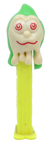 PEZ - Crystal Collection - Slimy Sid - Clear Crystal Head