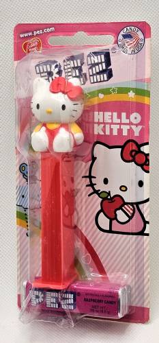 PEZ - Hello Kitty - Fullbody - Hello Kitty in Overalls - White