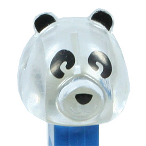 PEZ - Crystal Collection - Panda - Clear Crystal Head - B