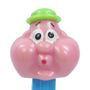PEZ - PEZ Miscellaneous - Bubbleman - Pink Face, Green Hat