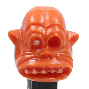 PEZ - PEZ Miscellaneous - One-Eyed Monster - Orange Head, White Eye