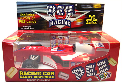 PEZ - PEZ Miscellaneous - Racing Car - Red - White side