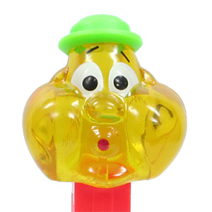 PEZ - Crystal Collection - Bubbleman - Yellow Crystal Head