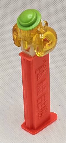 PEZ - Crystal Collection - Bubbleman - Yellow Crystal Head