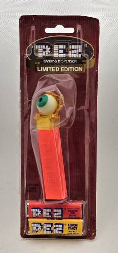 PEZ - Crystal Collection - Psychedelic Eye - Yellow Crystal Hand - B