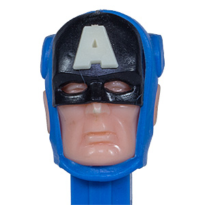 PEZ - Super Heroes - Marvel - Captain America - Blue Hood, Black Mask - A