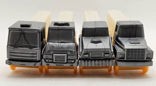PEZ - Trucks - Misfits - Cab #R2 - Silver Cab, Orange Wheels - B