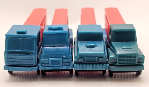 PEZ - Trucks - Series D - Cab #R3 - Blue Cab - B