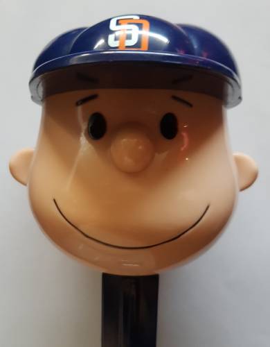 PEZ - Giant PEZ - Peanuts - MLB Charlie Brown - San Diego Padres