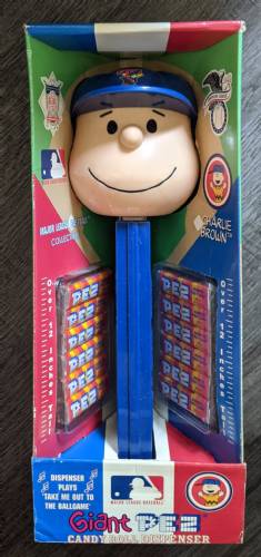PEZ - Giant PEZ - Peanuts - MLB Charlie Brown - Toronto Blue Jays