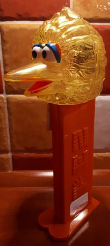 PEZ - Giant PEZ - Sesame Street - Big Bird - Crystal Yellow Head