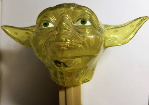 PEZ - Giant PEZ - Star Wars - Yoda - Crystal Green Head