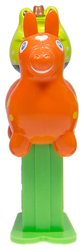 PEZ - Mini PEZ - Rody Meets Frogstyle #20 - Orange Rody/Green Frog