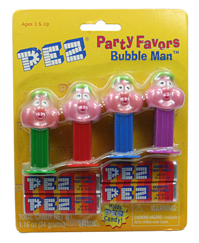PEZ - Party Favors - Bubbleman - Bubbleman Package