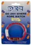 PEZ - Go Any Where Rope Watch  Red