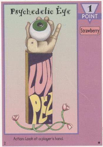 PEZ - PEZ Card Game - Individual Cards - Psychedelic Eye - #2