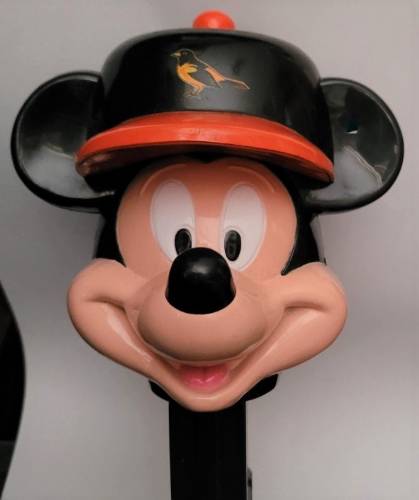 PEZ - Giant PEZ - Disney - MLB Mickey Mouse - Baltimore Orioles