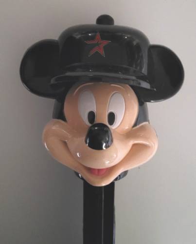 PEZ - Giant PEZ - Disney - MLB Mickey Mouse - Houston Astro's