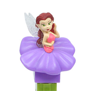 PEZ - Disney Classic - Fairies - Rosetta - purple flower, no lines