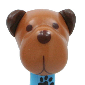PEZ - Charity - AWL / SOS - Paws - Barky Brown - Brown head