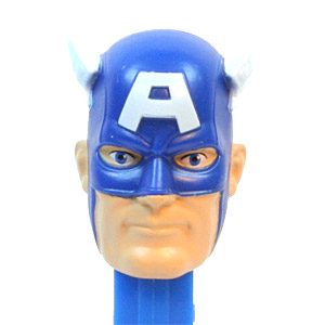 PEZ - Super Heroes 2011 - Marvel - Captain America - Blue Hood - B