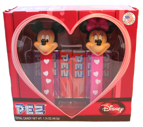 PEZ - Collectors Set - Collectors Set - Mickey and Minnie Heart Set