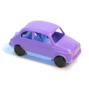 PEZ - Miscellaneous (Non-Dispenser) - Plastic Mini Cars - Fiat 500