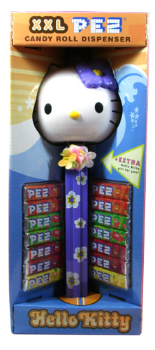 PEZ - Giant PEZ - Hello Kitty - Hawaiian Hello Kitty - Blue Flower