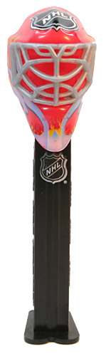 PEZ - Sports Promos - NHL - Mask - Red Fire