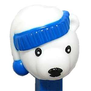 PEZ - Finnish Pez Gathering - 2012 - Polar Bear - White and Blue Hat - C