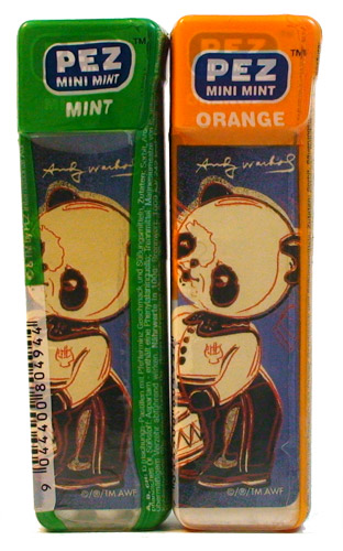 PEZ - Mini Mints - Andy Warhol - Clockwork Panda Drummer