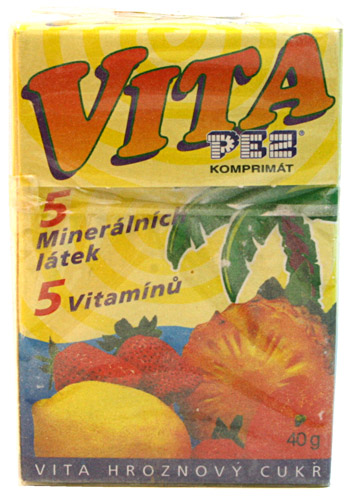 PEZ - Dextrose Packs - VITA - with palm komprimat