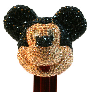 PEZ - Disney Classic - Mickey Mouse - Swarovski Crystals Head