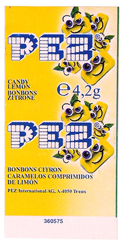 PEZ - Major Types - Candy Face - Candy Face - CF-A 08.1