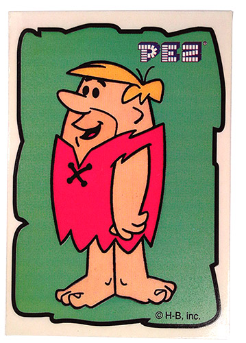 PEZ - Stickers - Flintstones - Large - Barney Rubble