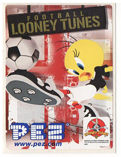 PEZ - Stickers - Looney Tunes Football - Tweety