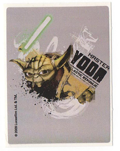 PEZ - Stickers - Star Wars Clone Wars - Yoda