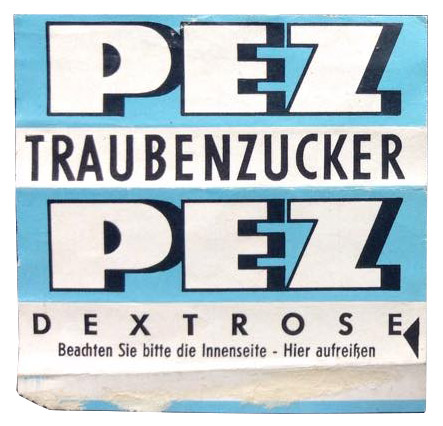 PEZ - Less Common Types - Traubenzucker - Traubenzucker - LC 05.1