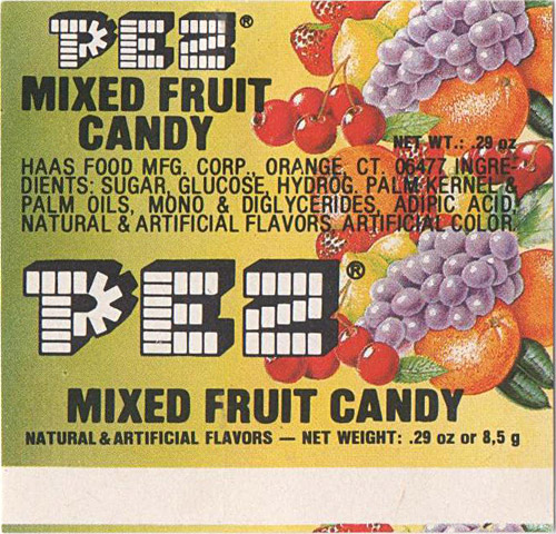 PEZ - Major Types - Fruit - Fruit - F-US 03