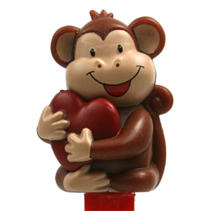 PEZ - Valentines - Valentine Monkey