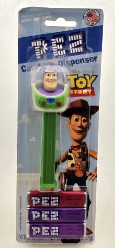PEZ - Toy Story - Buzz Lightyear - unpainted teeth, flesh skin